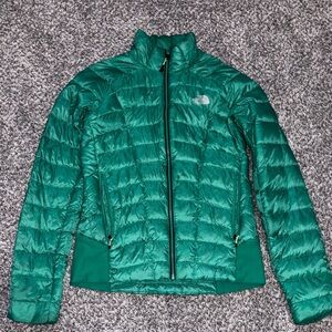 North Face Teal Winter Jacket